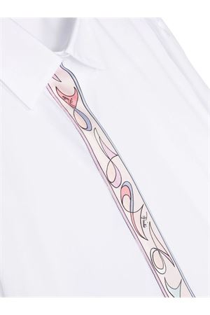 White cotton shirt EMILIO PUCCI KIDS | PS5A10P0013100